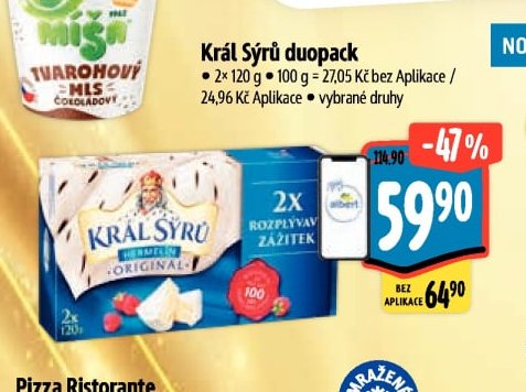 Král Sýrů duopack