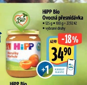 HiPP Bio Ovocná přesnídávka