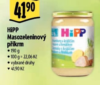 HiPP Bio Masozeleninový příkrm