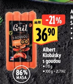 Albert Klobásky s goudou