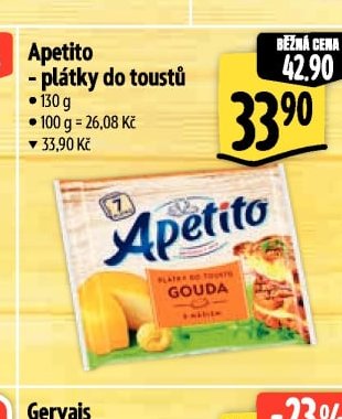 Apetito - plátky do toustů
