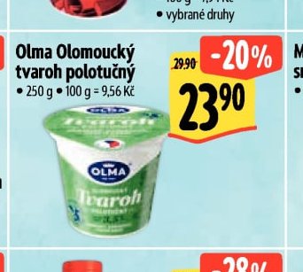 Olma Olomoucký tvaroh polotučný