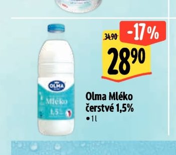 Olma Mléko čerstvé 1,5%