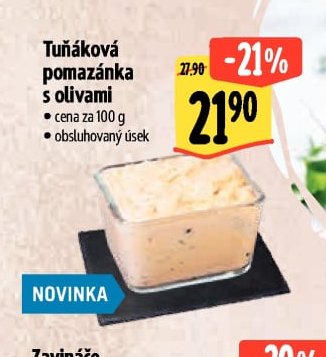 Tuňáková pomazánka s olivami