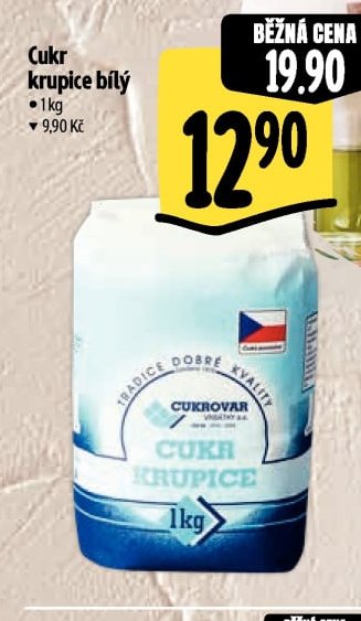 Cukr krupice bílý