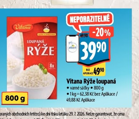 Vitana Rýže loupaná