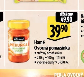 Hamé Ovocná pomazánka