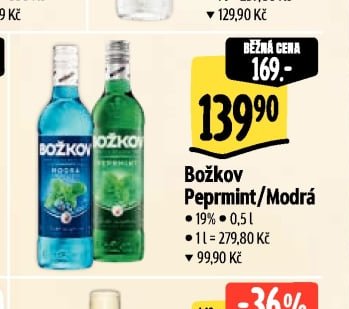 Božkov Peprmint/Modrá