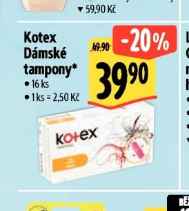 Kotex Dámské tampony