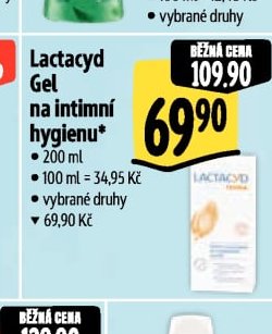 Lactacyd Gel na intimní hygienu