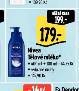 Nivea Tělové mléko