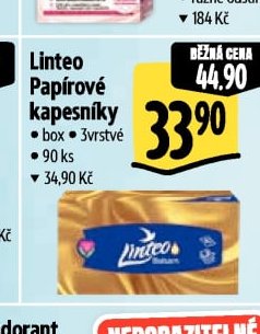 Linteo Papírové kapesníky