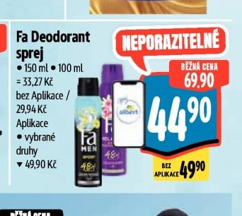Fa Deodorant sprej