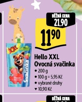 Hello XXL Ovocná svačinka