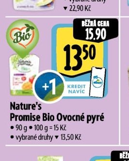 Nature's Promise Bio Ovocné pyré