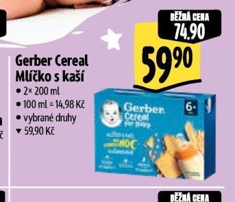 Gerber Cereal Mlíčko s kaší