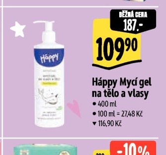 Háppy Mycí gel na tělo a vlasy
