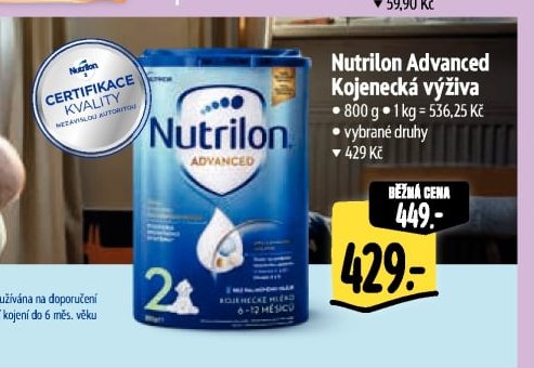 Nutrilon Advanced Kojenecká výživa