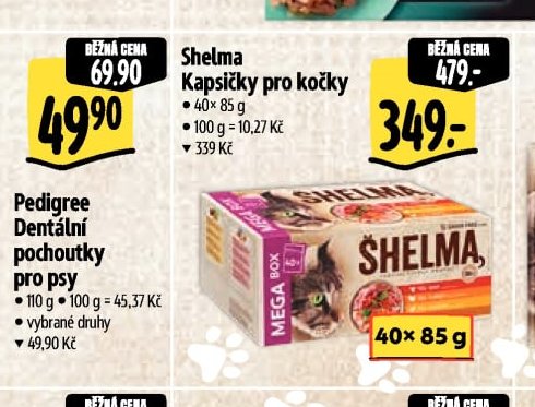Shelma Kapsičky pro kočky
