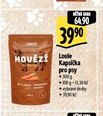Louie Kapsička pro psy