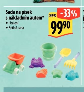 Sada na písek s nákladním autem*