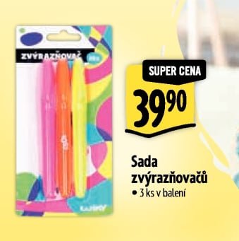 Sada zvýrazňovačů