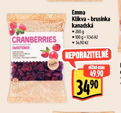 Emma Klikva - brusinka kanadská