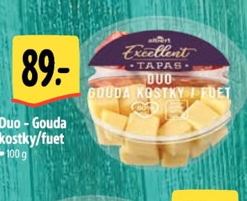 Duo - Gouda kostky/fuet