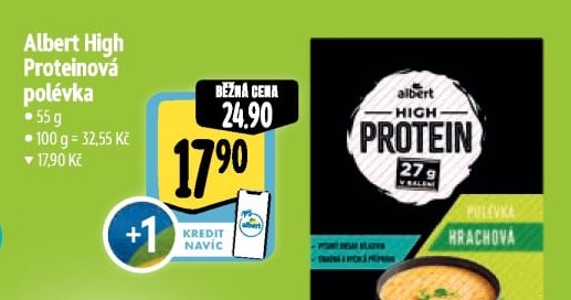 Albert High Proteinová polévka