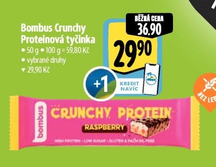 Bombus Crunchy Proteinová tyčinka