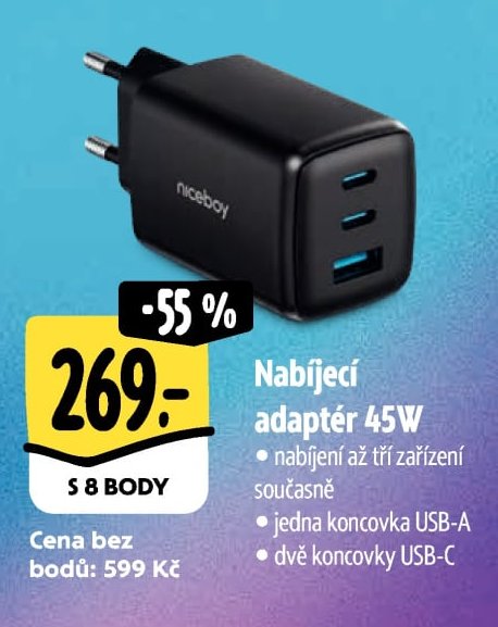 Nabíjecí adaptér 45W