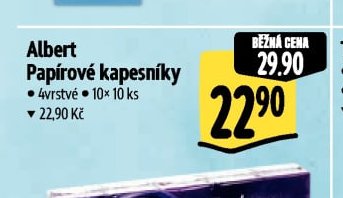 Albert Papírové kapesníky