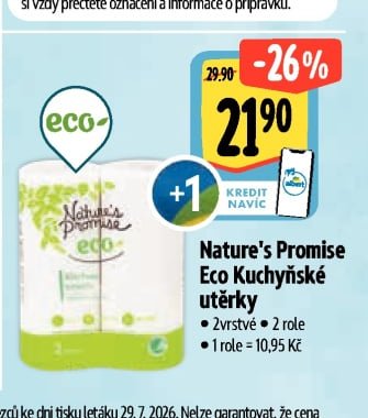 Nature's Promise Eco Kuchyňské utěrky