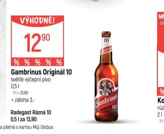Gambrinus Originál 10
