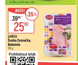 Le&Co Šunka Zvonarka Bohemia