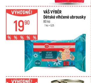 Váš Výběr Dětské vlhčené ubrousky