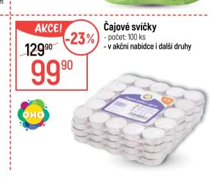 Čajové svíčky
