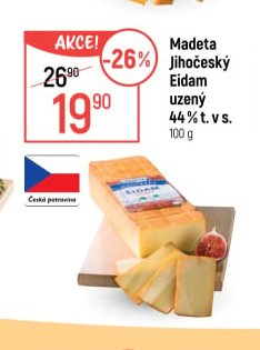 Madeta Jihočeský Eidam uzený