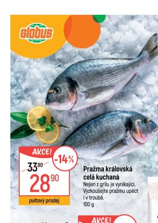 Pražma královská celá kuchaná