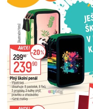 Plný školní penál