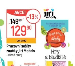 Pracovní sešity značky Jiri Models