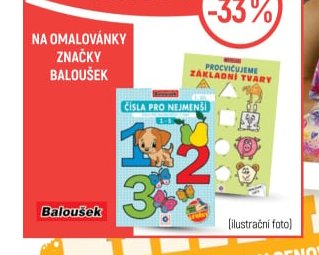 Na omalovánky značky Baloušek