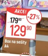 Box na sešity A4
