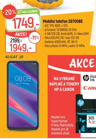 Mobilní telefon S6700BE