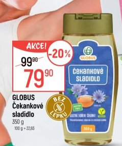 GLOBUS Čekankové sladidlo 350 g