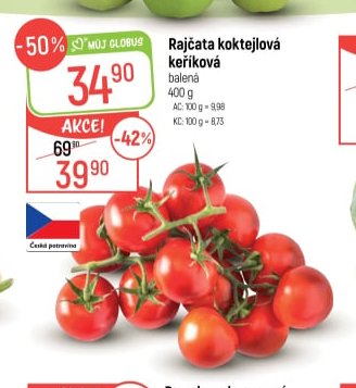 Rajčata koktejlová keříková