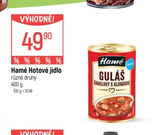 Hamé Hotové jídlo