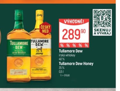 Tullamore Dew a Tullamore Dew Honey