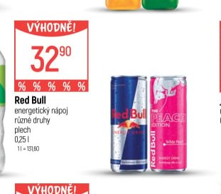 Red Bull energetický nápoj