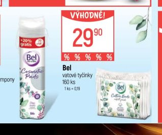 Bel vatové tyčinky